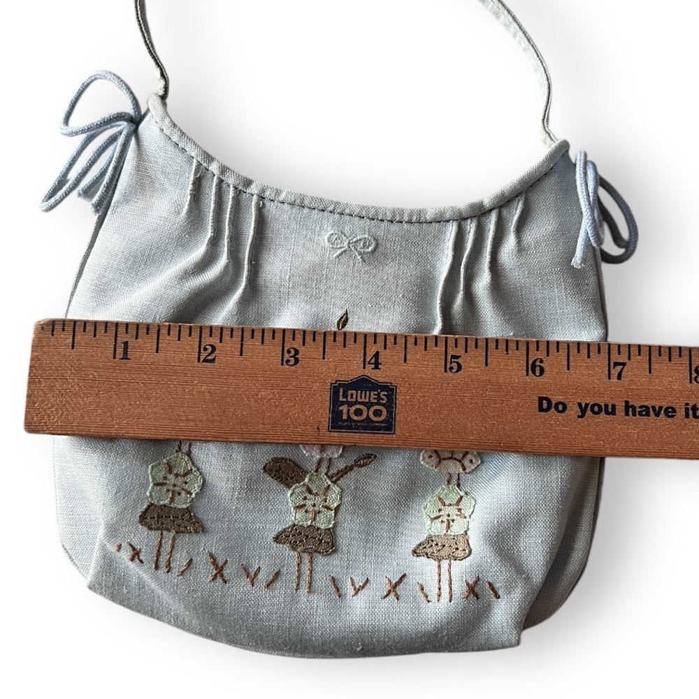 Anya Hindmarch Leather Lined Appliqué Floral Mini Bag - Picture 6 of 6